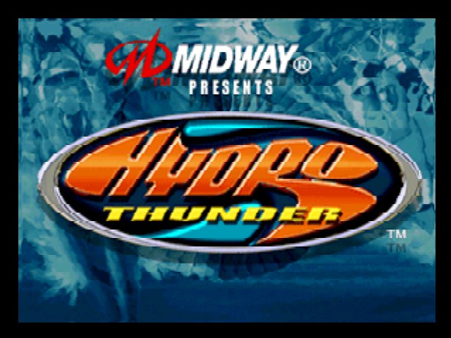 Hydro Thunder (pal version) Title Screen